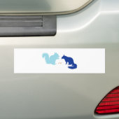 Blaue Eichhörnchen Autoaufkleber (Auf Auto)