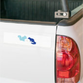 Blaue Eichhörnchen Autoaufkleber (Auf Lkw)