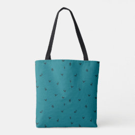 Blaue Eichhörnchenmuster-Taschentasche Tasche