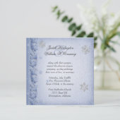 Blaue Einladung (Stehend Vorderseite)