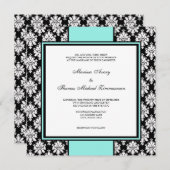 Blaue Einladungen (Vorne/Hinten)