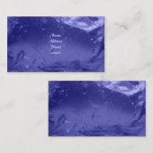 Blaue Eis-Visitenkarte Visitenkarte (Vorne/Hinten)