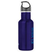 Blaue Eisenbahn - Gelbe Flasche Trinkflasche (Rückseite)