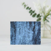 Blaue Eiskeln Postkarte (Stehend Vorderseite)