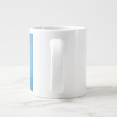 Blaue Elch-Majestät Jumbo-Tasse (Rückseite)