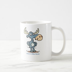 Blaue Elch-Tasse Kaffeetasse