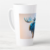 Blaue Elchmajestät Milchtasse (Linke Ecke)