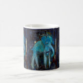 Blaue Elefant-Kaffee-Tasse Kaffeetasse (Mittel)