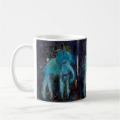 Blaue Elefant-Kaffee-Tasse Kaffeetasse (Links)