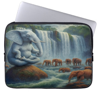 Blaue Elefant-Laptop-Hülle Laptopschutzhülle