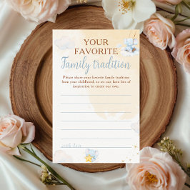 Blaue Elefanten-Baby-Shower-Beratung Familien-Trad