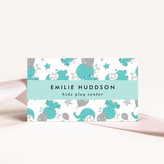 Blaue Elefanten, Kinderspielzentrum, Aktivitätszen Visitenkarte