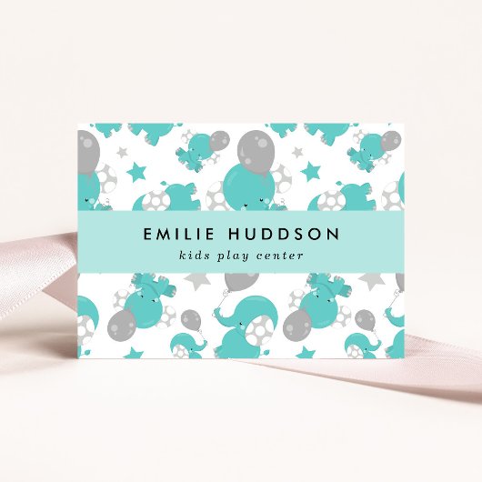 Blaue Elefanten, Kinderspielzentrum, Aktivitätszen Visitenkarte