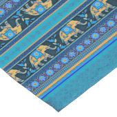 Blaue Elefanten Kurzer Tischläufer (Ecke)