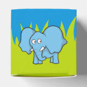Blaue Elefantendose für Cartoon Geschenkschachtel (Oben)