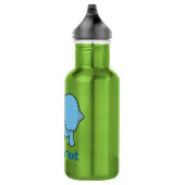 Blaue Elefantenflasche Cartoon Edelstahlflasche (Rechts)