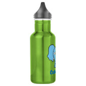 Blaue Elefantenflasche Cartoon Edelstahlflasche (Links)