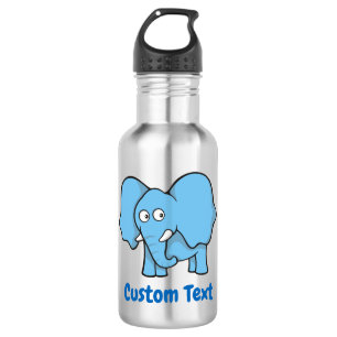 Blaue Elefantenflasche Cartoon Edelstahlflasche
