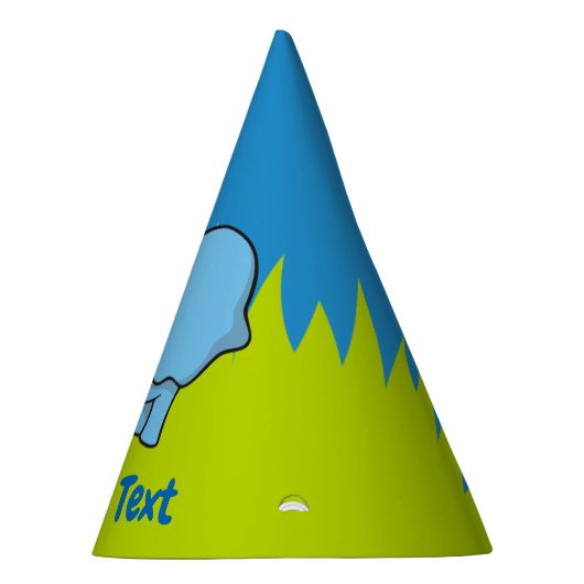 Blaue Elefantenhut Party-Hut Partyhütchen (Rechts)