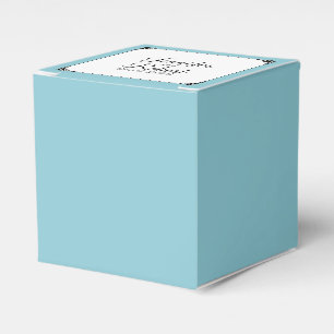 Blaue elegante Hochzeitsgunstbox im Robin-Ei-Stil Geschenkschachtel