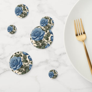 Blaue Eleganz: Vintage Rose der Provinz im Blut Konfetti