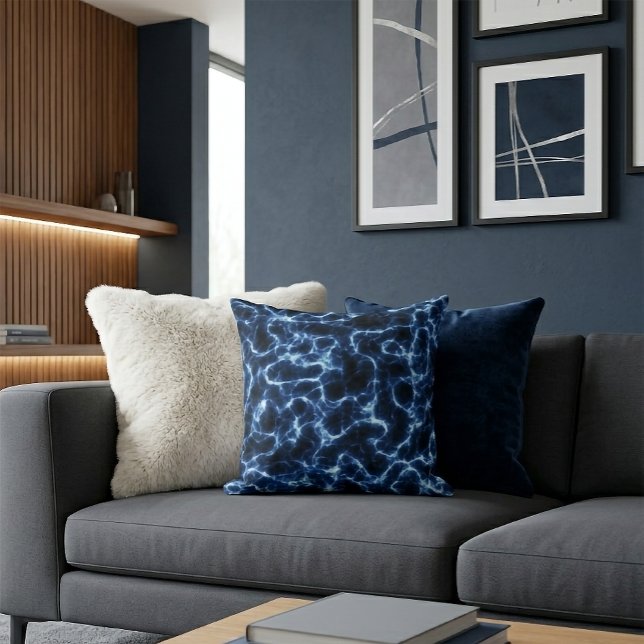 Blaue Energie-Impuls Kissen (Von Creator hochgeladen)