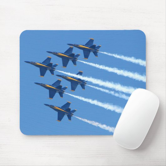 Blaue Engel 6 Mousepad (Mit Mouse)