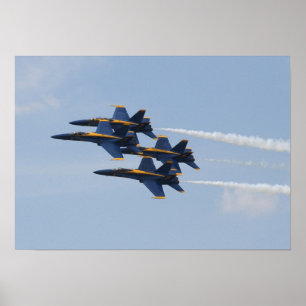 Blaue Engel FA-18 Poster