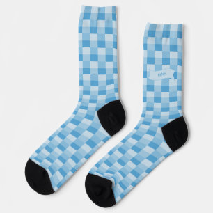 Blaue Engel-Farbkombination Socken