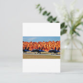 Blaue Engel-Feuerwand Postkarte (Stehend Vorderseite)