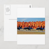Blaue Engel-Feuerwand Postkarte (Vorne/Hinten)