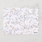 Blaue Engel fliegen und eine amerikanische Flagge  Postkarte (Rückseite)