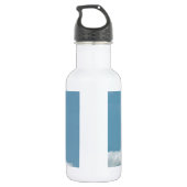 Blaue Engel in der Flugschau Edelstahlflasche (Rückseite)