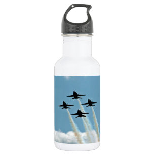 Blaue Engel in der Flugschau Edelstahlflasche
