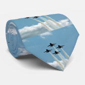 Blaue Engel in der Flugschau Krawatte (Gerollt)