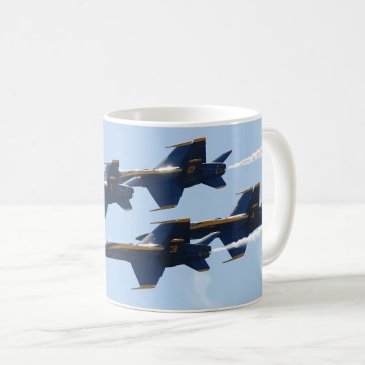 Blaue Engel Kaffeetasse (VorderseiteRechts)