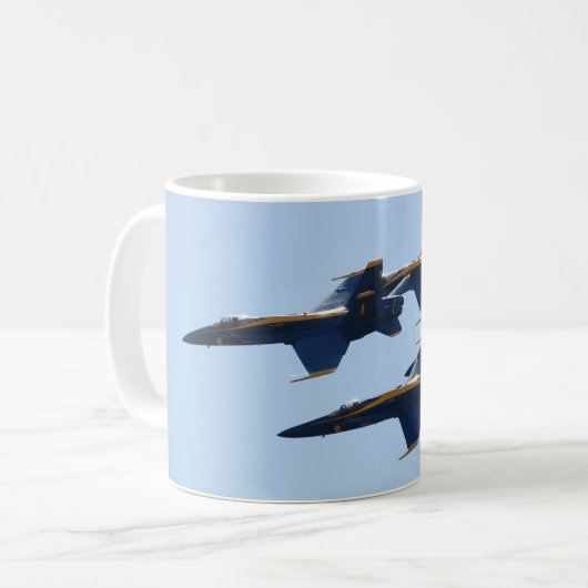 Blaue Engel Kaffeetasse (Vorderseite Links)