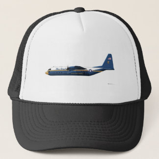 Blaue Engel Lockheeds C-130 Herkules blau Truckerkappe