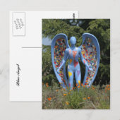 Blaue Engel Postkarte (Vorne/Hinten)