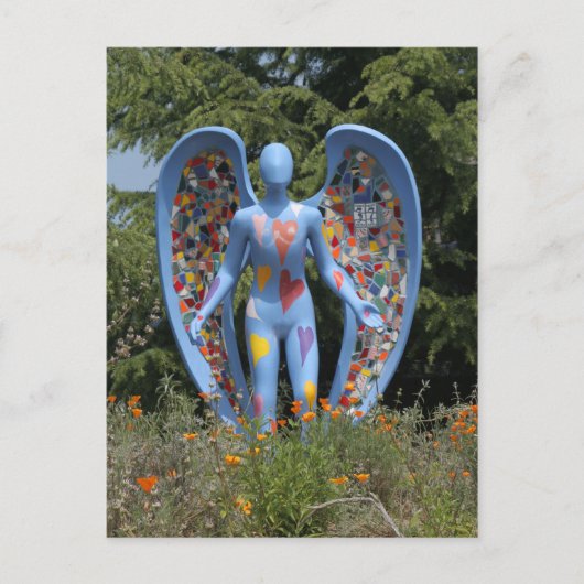 Blaue Engel Postkarte (Vorderseite)