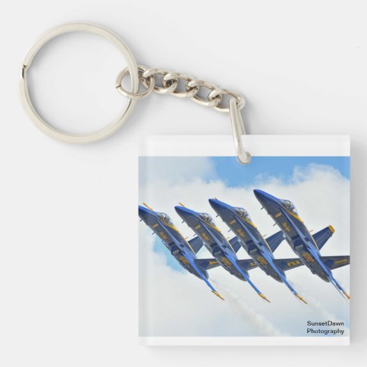 Blaue Engel Schlüsselanhänger (Vorderseite)