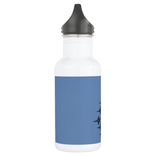 Blaue Engels-Jets Trinkflasche (Links)