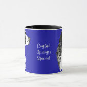 Blaue English Springer Spaniel Tasse (Zentrum)