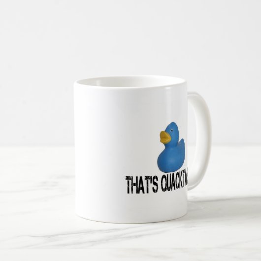 Blaue Ente Kaffeetasse (VorderseiteRechts)