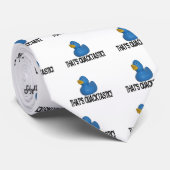 Blaue Ente Krawatte (Gerollt)