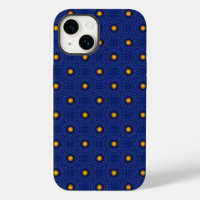 Blaue Ente mit gelbem Kaleidoskop
