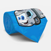 Blaue ER-LKW-Krawatte Krawatte (Gerollt)