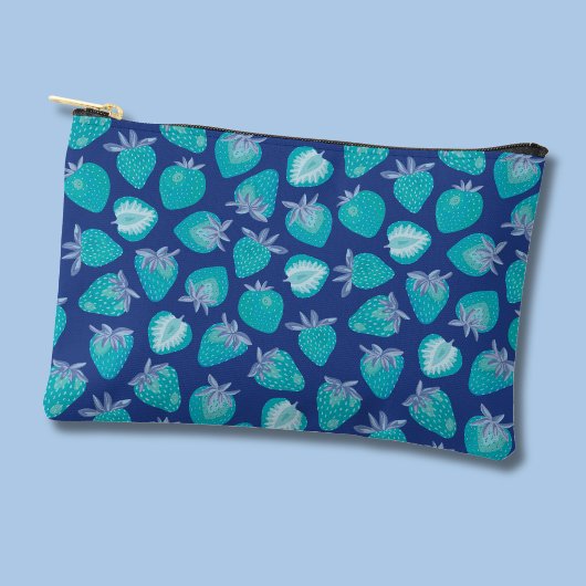 Blaue Erdbeere Zubehörtasche