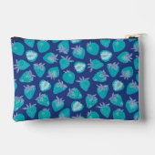 Blaue Erdbeere Zubehörtasche (Rückseite)