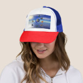 Blaue Erde Schmetterlinge Truckerkappe (Beispiel)